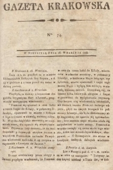 Gazeta Krakowska. 1798, nr 74