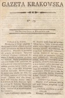Gazeta Krakowska. 1798, nr 75