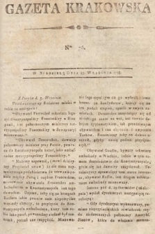 Gazeta Krakowska. 1798, nr 76