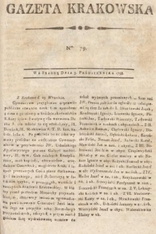 Gazeta Krakowska. 1798, nr 79