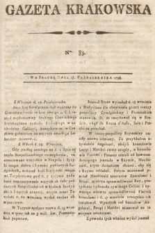 Gazeta Krakowska. 1798, nr 83