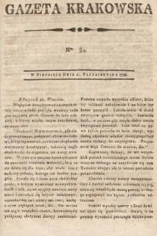 Gazeta Krakowska. 1798, nr 84