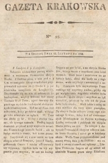 Gazeta Krakowska. 1798, nr 95