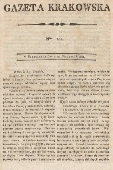 Gazeta Krakowska. 1798, nr 102