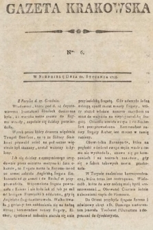 Gazeta Krakowska. 1799, nr 6