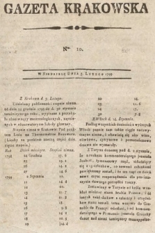 Gazeta Krakowska. 1799, nr 10