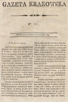 Gazeta Krakowska. 1799, nr 17