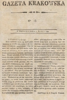 Gazeta Krakowska. 1799, nr 18