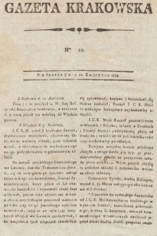 Gazeta Krakowska. 1799, nr 29