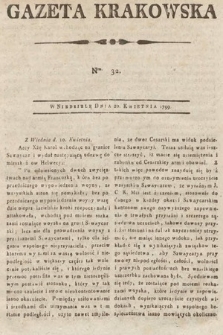 Gazeta Krakowska. 1799, nr 32