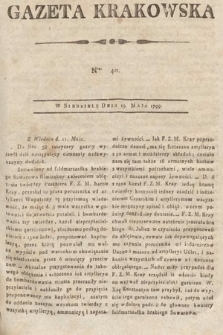 Gazeta Krakowska. 1799, nr 40