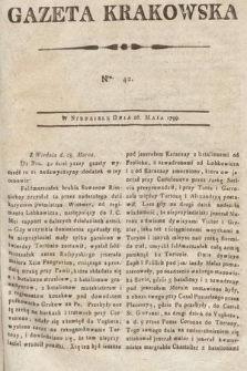 Gazeta Krakowska. 1799, nr 42