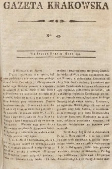 Gazeta Krakowska. 1799, nr 43