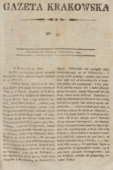 Gazeta Krakowska. 1799, nr 45