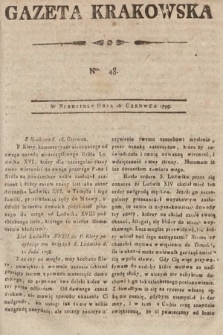 Gazeta Krakowska. 1799, nr 48