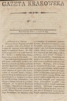 Gazeta Krakowska. 1799, nr 53