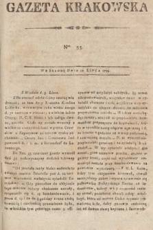 Gazeta Krakowska. 1799, nr 55