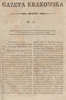 Gazeta Krakowska. 1799, nr 59