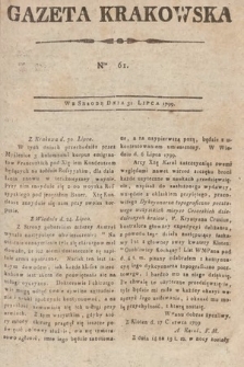 Gazeta Krakowska. 1799, nr 61
