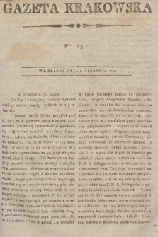 Gazeta Krakowska. 1799, nr 63