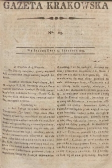 Gazeta Krakowska. 1799, nr 65