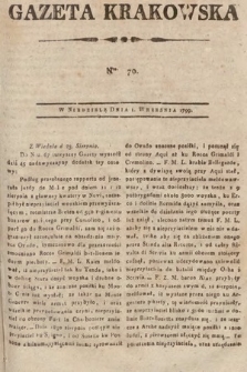 Gazeta Krakowska. 1799, nr 70