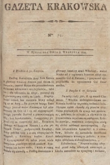 Gazeta Krakowska. 1799, nr 72