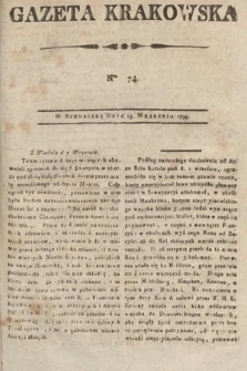 Gazeta Krakowska. 1799, nr 74