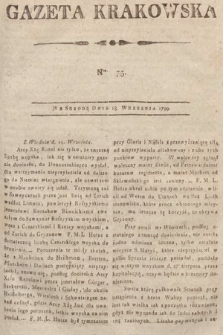 Gazeta Krakowska. 1799, nr 75