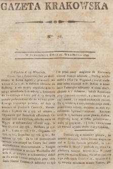 Gazeta Krakowska. 1799, nr 76