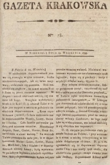 Gazeta Krakowska. 1799, nr 78