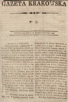 Gazeta Krakowska. 1799, nr 83