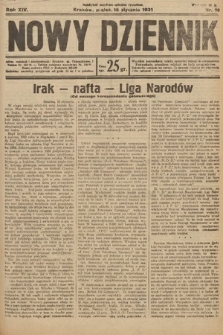 Nowy Dziennik. 1931, nr 16