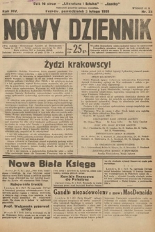 Nowy Dziennik. 1931, nr 33