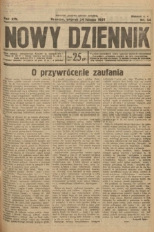 Nowy Dziennik. 1931, nr 54