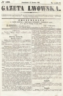 Gazeta Lwowska. 1861, nr 139