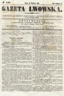 Gazeta Lwowska. 1861, nr 141