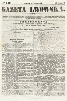 Gazeta Lwowska. 1861, nr 142