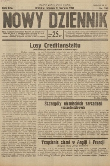 Nowy Dziennik. 1931, nr 153
