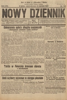 Nowy Dziennik. 1931, nr 166