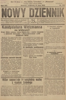Nowy Dziennik. 1931, nr 185