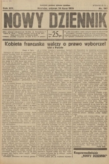 Nowy Dziennik. 1931, nr 187