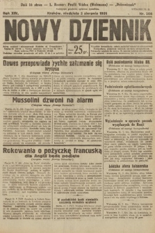 Nowy Dziennik. 1931, nr 206