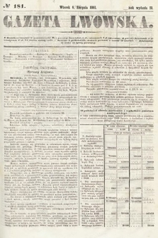 Gazeta Lwowska. 1861, nr 181