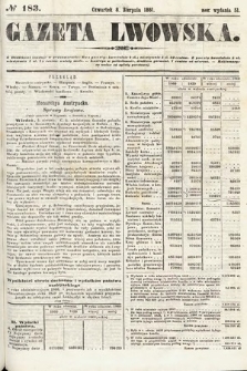 Gazeta Lwowska. 1861, nr 183