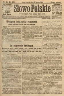 Słowo Polskie. 1920, nr 138
