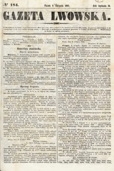 Gazeta Lwowska. 1861, nr 184