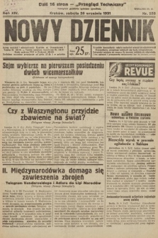 Nowy Dziennik. 1931, nr 258