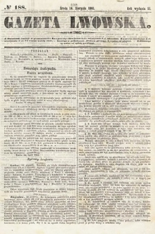 Gazeta Lwowska. 1861, nr 188