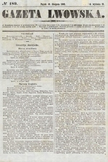 Gazeta Lwowska. 1861, nr 189